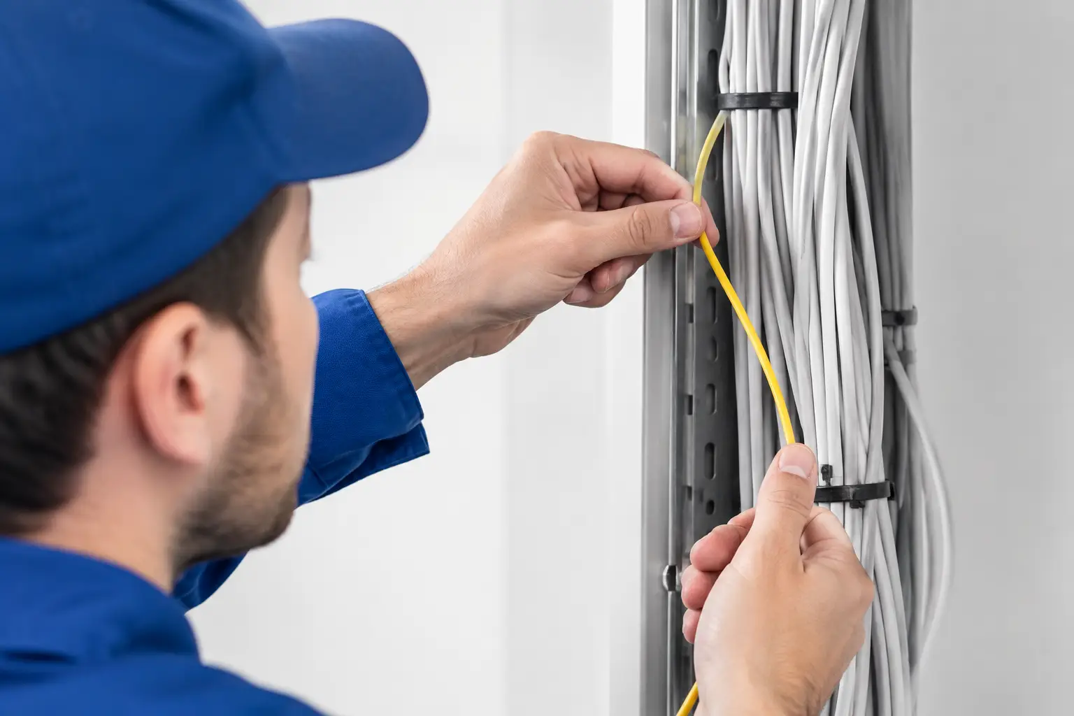Cuerda guía para instalaciones telefónicas