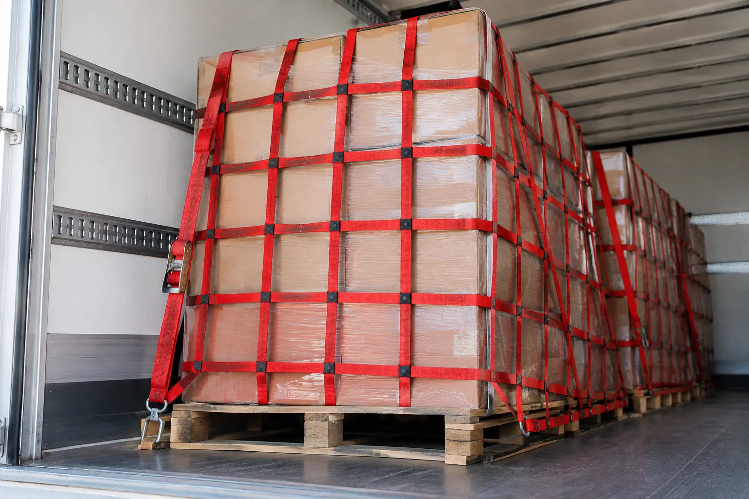 Red para asegurar mercancía en transporte